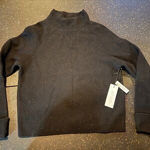 Rachel Zoe Charcoal Merino Wool Sweater